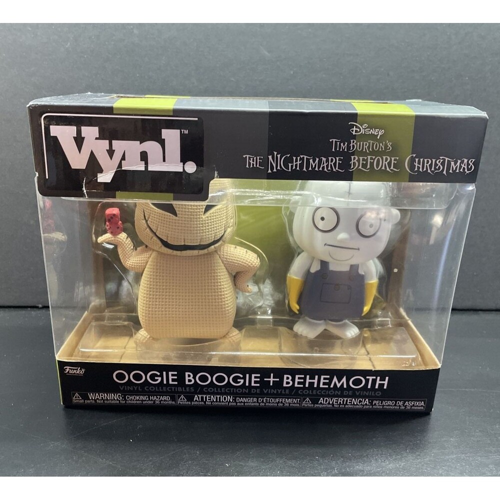 Disney Nightmare Before Christmas Oogie Boogie + Behemoth Funko Vynl Large